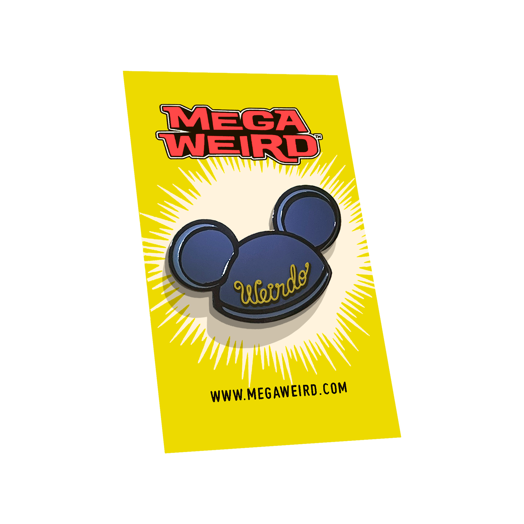 Weirdo Mickey Ears Pin