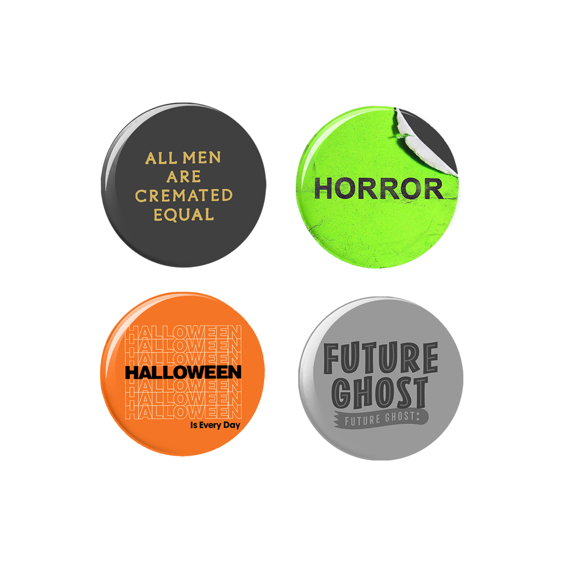 Pinback Button Set - Creepy Co.