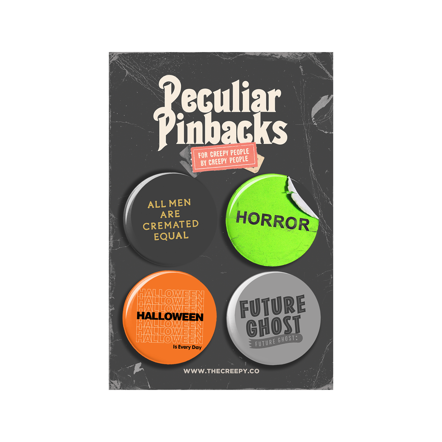 Pinback Button Set - Creepy Co.