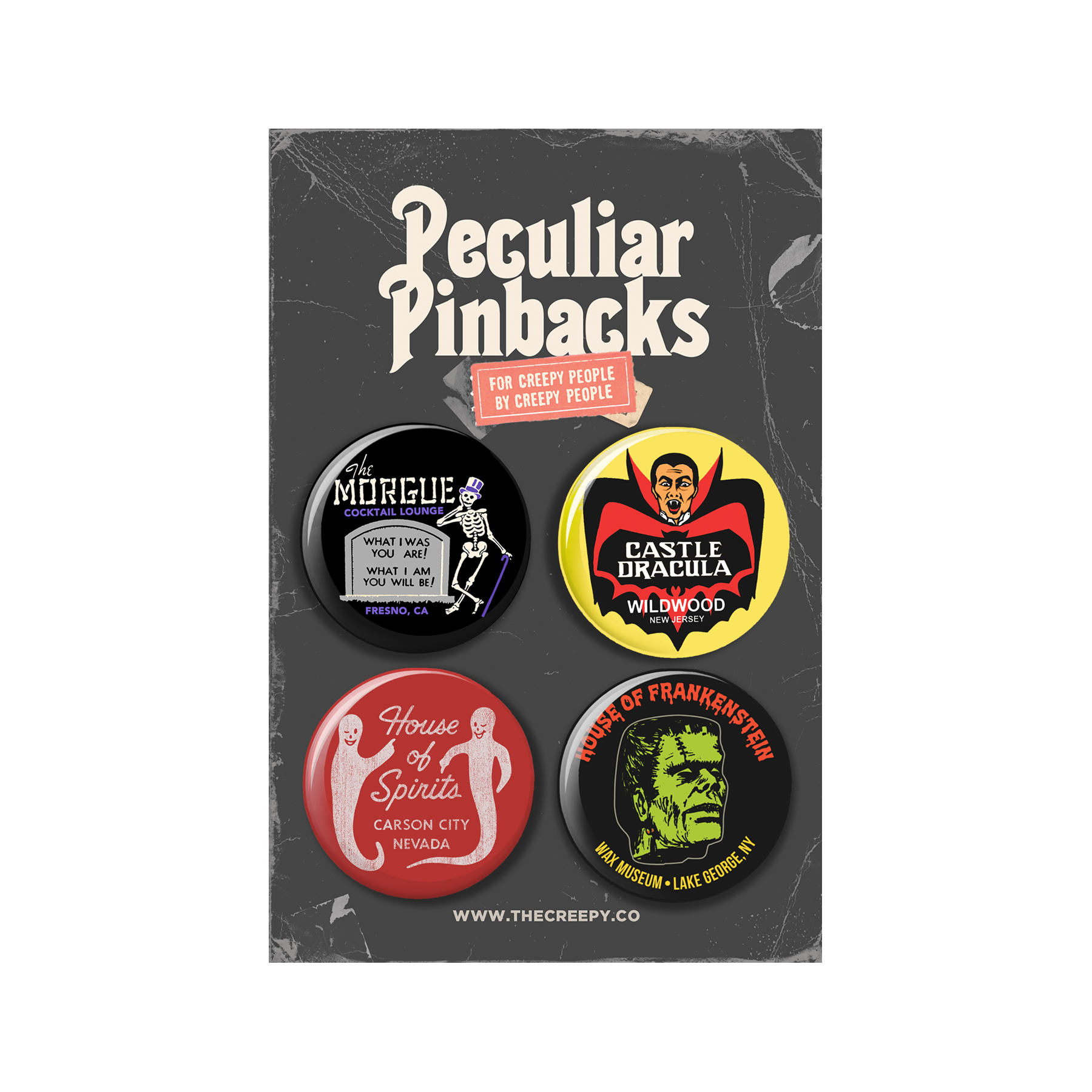 Pinback Button Set - Monster Tourist